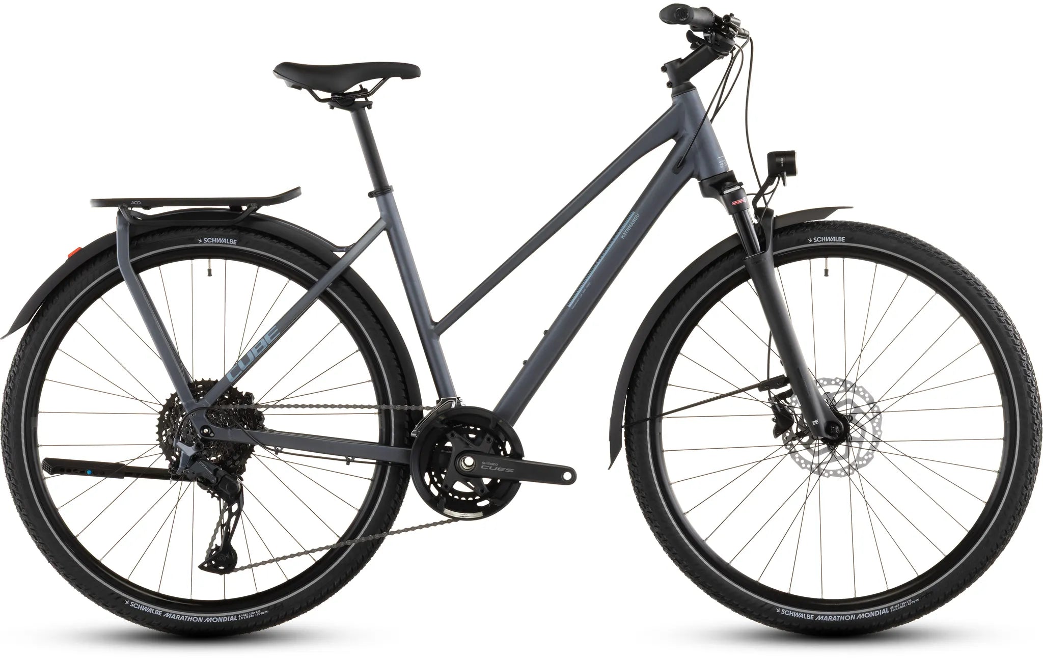 Cube Kathmandu EXC metallicgrey´n´chrome Trapeze 2026