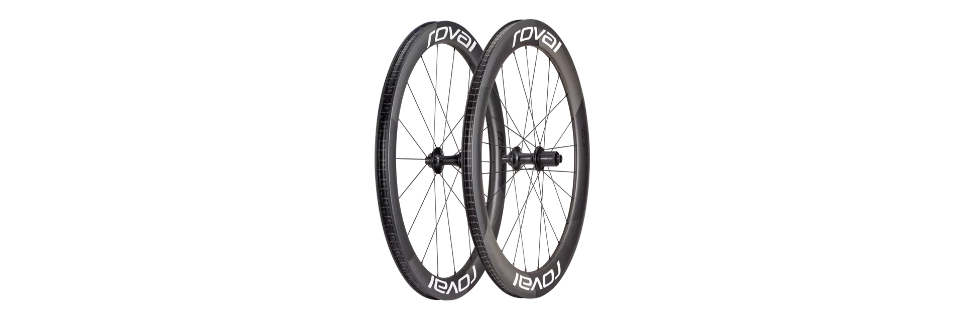 Roval Rapide Clx II Satin Carbon/Gloss Black 700C #Wähle Deine Farbe_Satin Carbon/Gloss Black Front