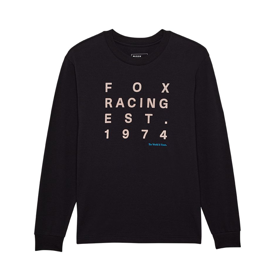 Fox Samp W EXPLORE GRAPHIC LS TEE 1 - Liquid-Life #Wähle Deine Farbe_schwarz