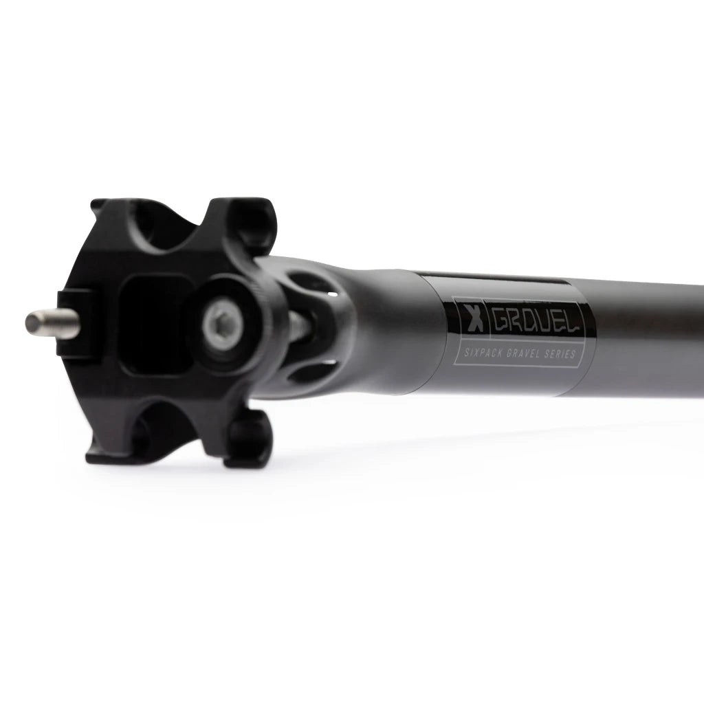 Sixpack Gravel Sattelstütze CF - Liquid-Life #Wähle Deine Farbe_carbon charcoal