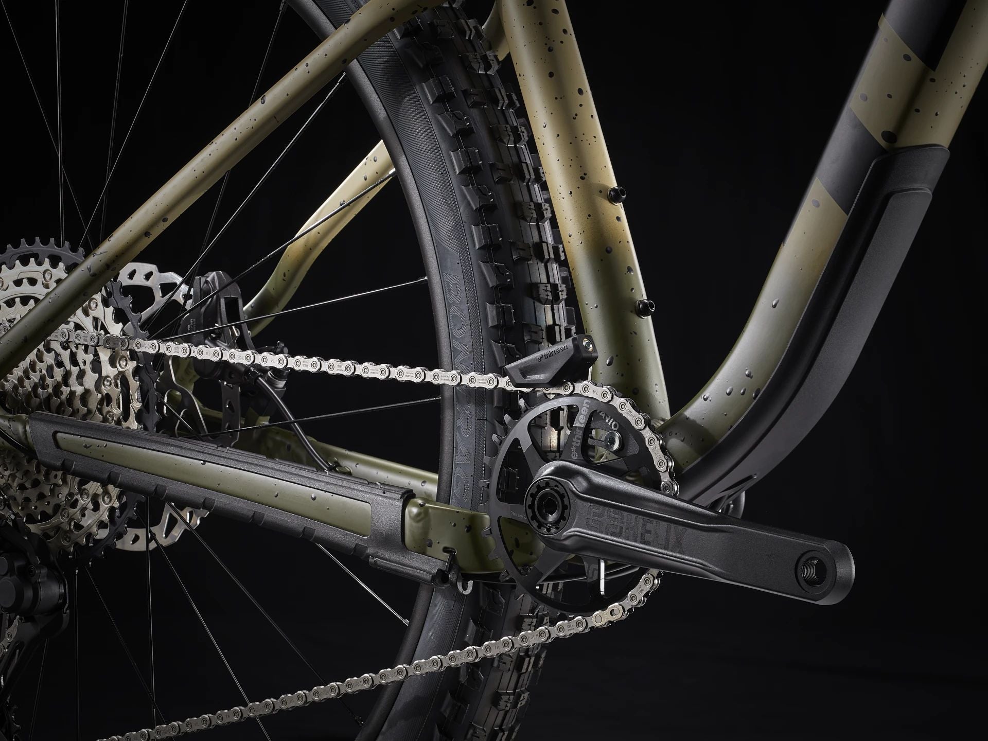 Trek Roscoe 9 Matte Quicksand to Olive Fade/Black