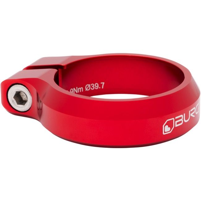 Burgtec Seat Clamp Race Red 34.9mm Diameter - Liquid-Life #Wähle Deine Farbe_Race Red