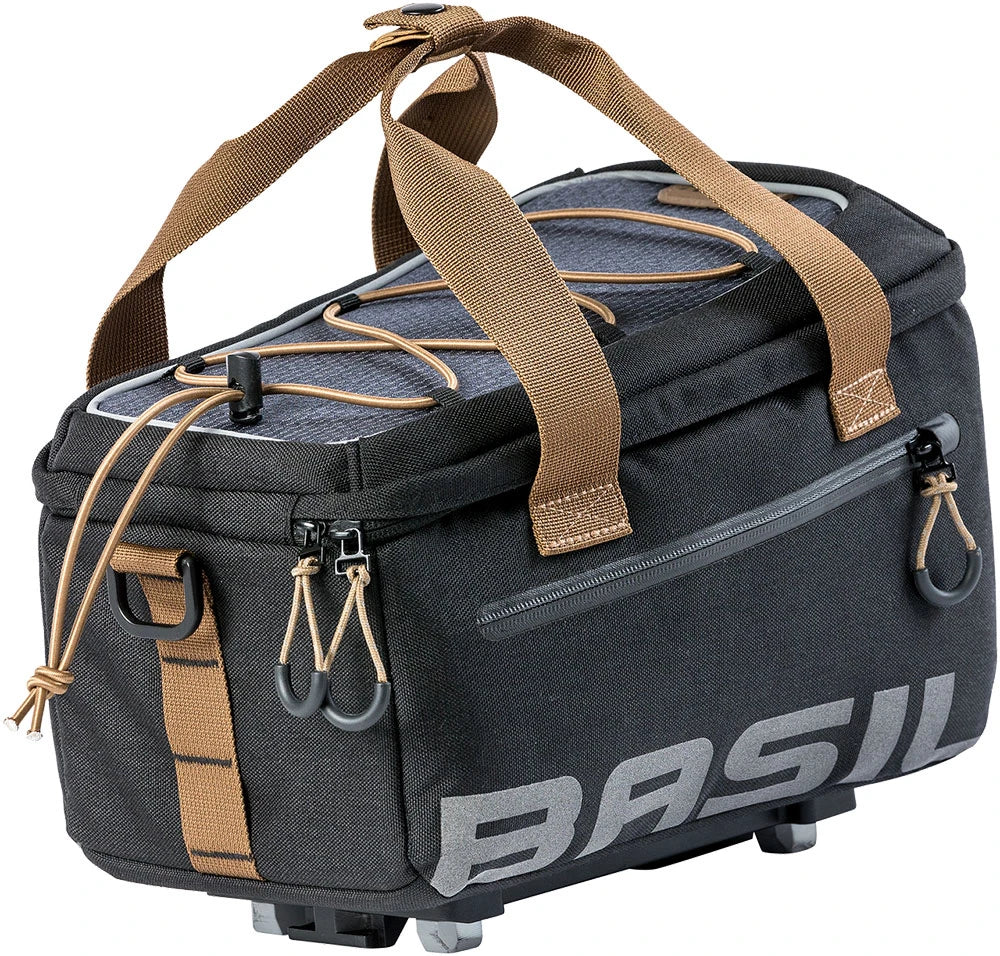 BASIL Gepäckträgertasche Miles Trunkbag MIK 2.0 - Liquid-Life #Wähle Deine Farbe_grau braun