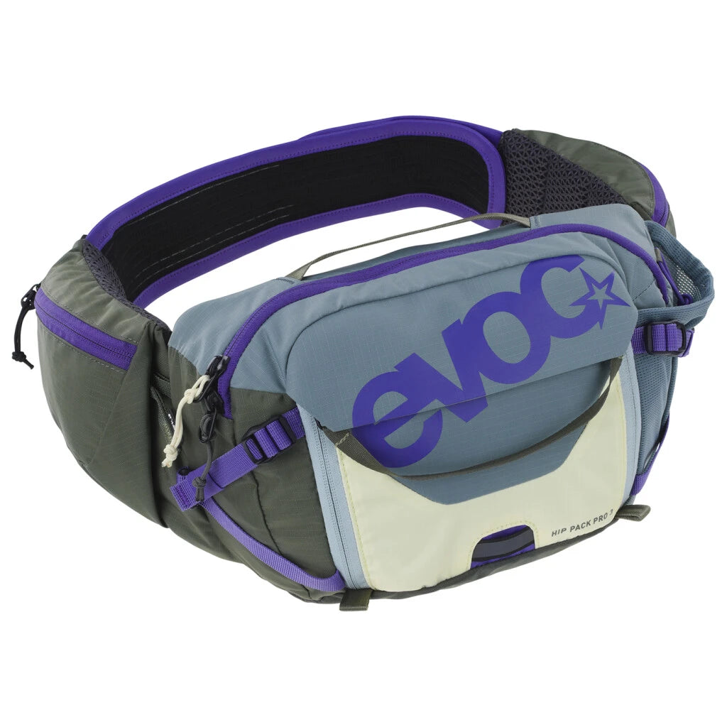 Evoc HIP PACK PRO 3 - Liquid-Life #Wähle Deine Farbe_steel - violet - dark olive