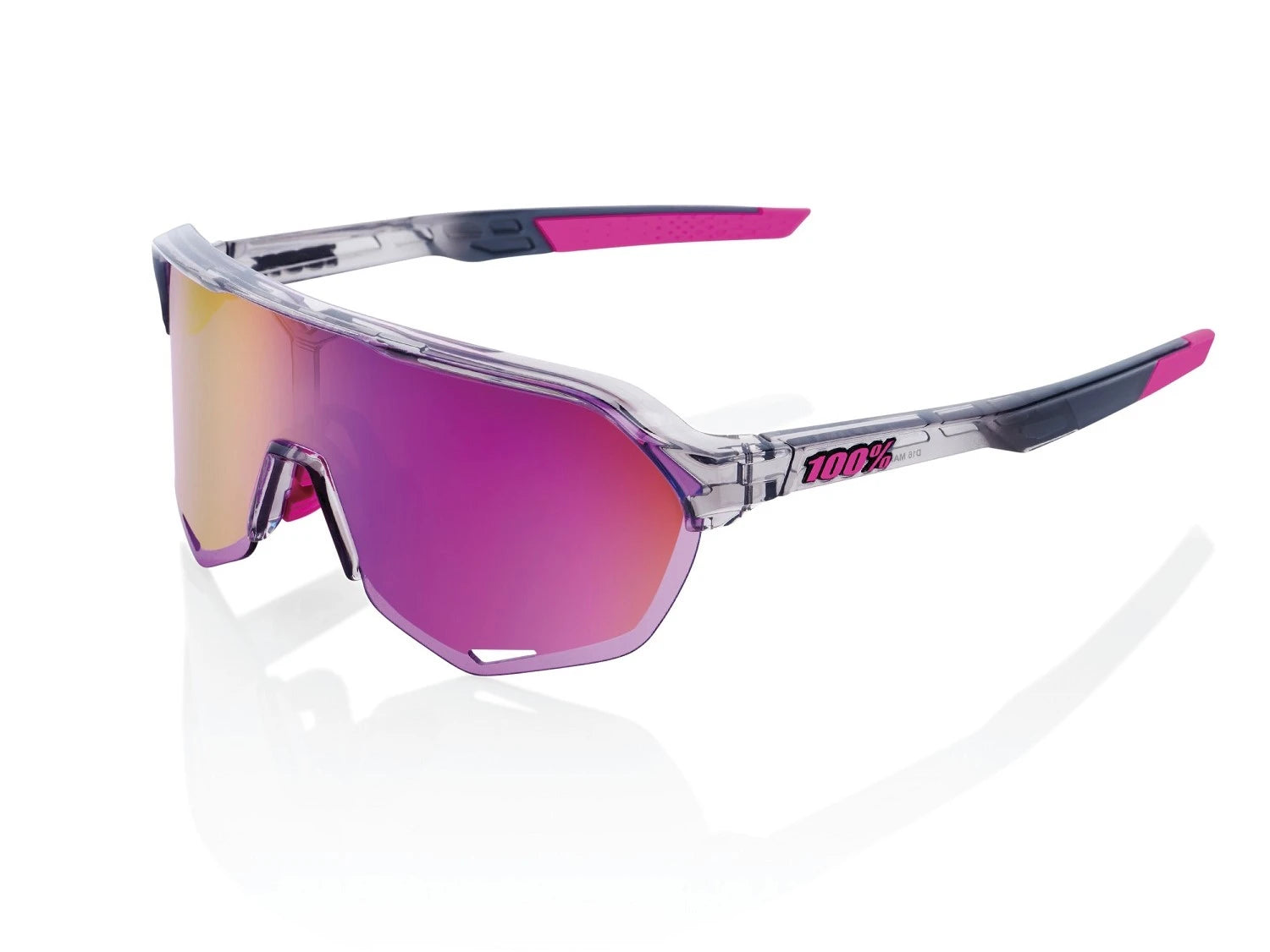 100% S2 - Mirror Lens - Liquid-Life #Wähle Deine Farbe_Tokyo Nights/Transl. Grey