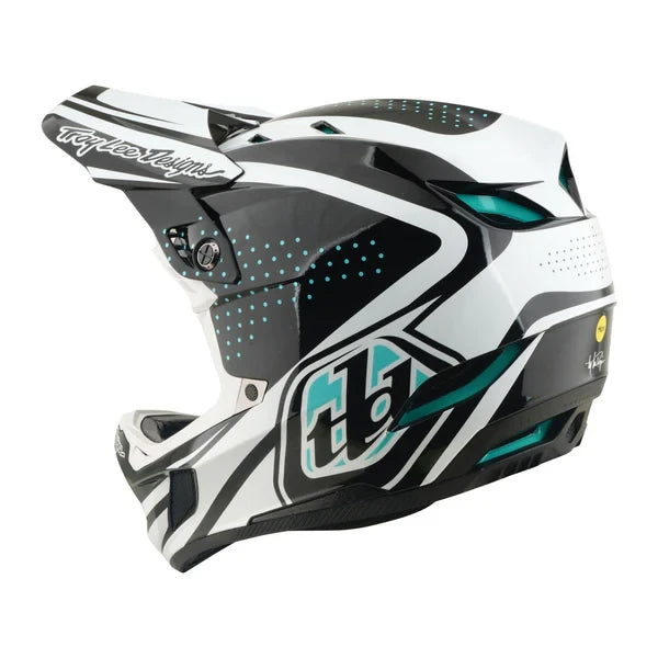 Troy Lee Designs D4 Polyacrylite Mips Helm The Line - Liquid-Life #Wähle Deine Farbe_charcoal