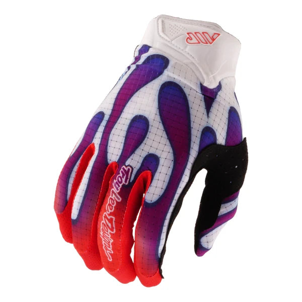Troy Lee Designs Air Handschuh Overspray - Liquid-Life #Wähle Deine Farbe_white/violet