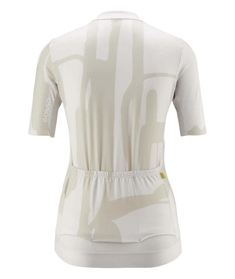 Gonso Print Radtrikot-1/2-FZ Damen - Liquid-Life #Wähle Deine Farbe_chateau gray