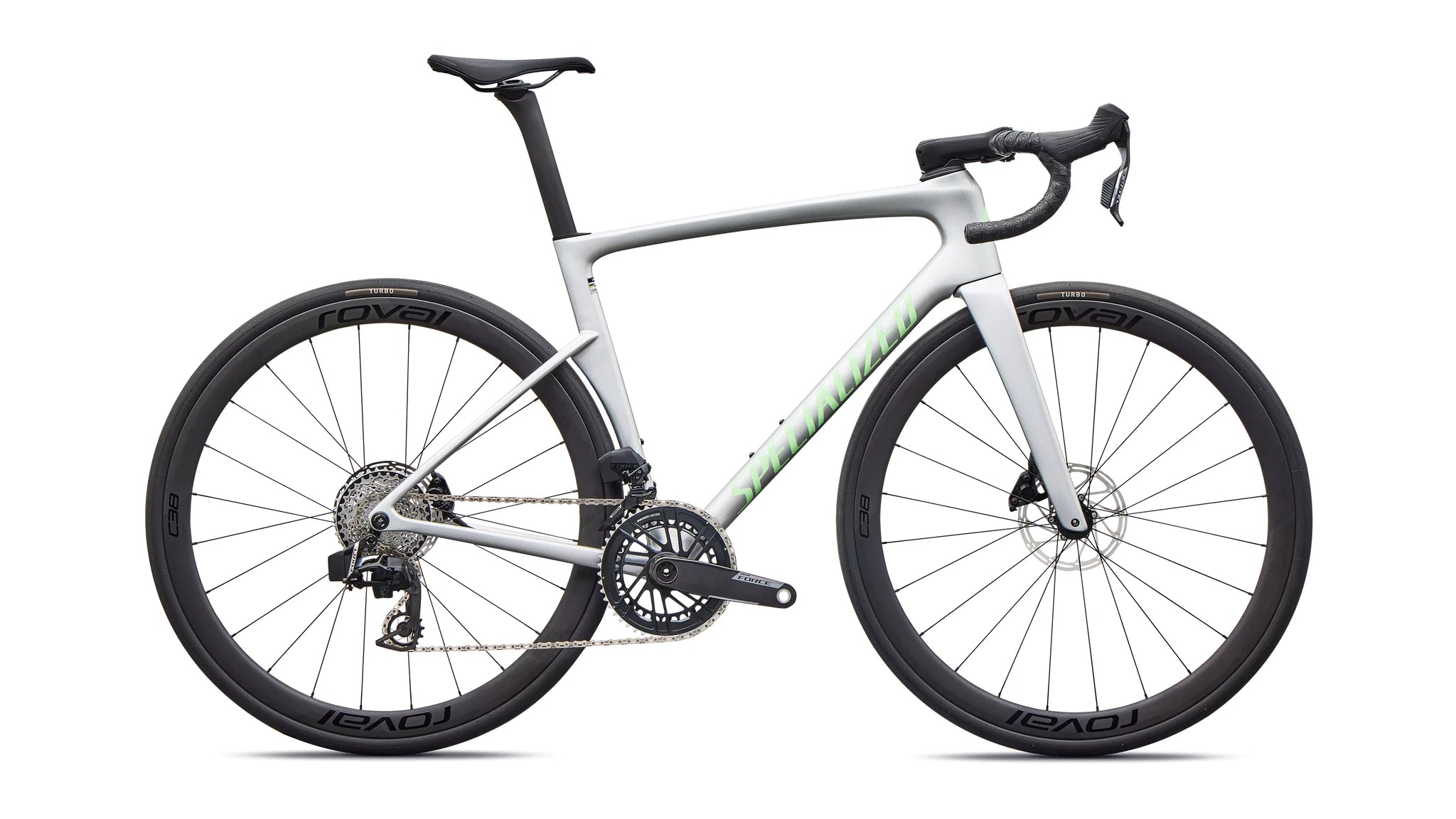 Specialized Tarmac SL9 Expert AXS Gloss Silver Dust / Powder Lime 2027