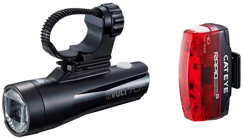 Cateye Beleuchtungskit GVolt 70.1 + Micro G StVZO - Liquid-Life #Wähle Deine Farbe_