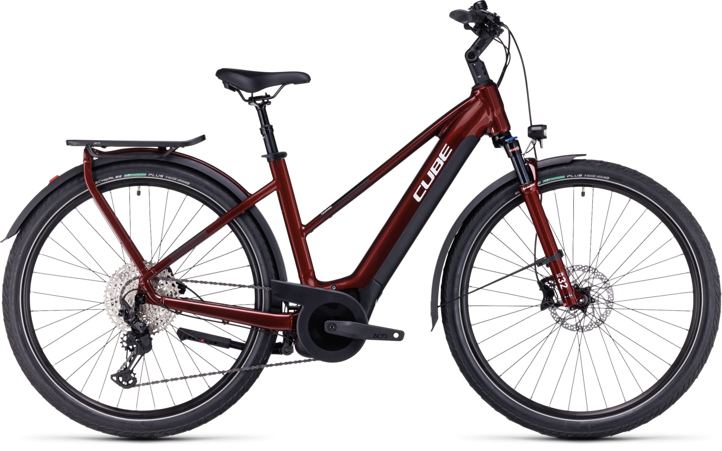 Cube Touring Hybrid EXC 625 red´n´white Trapez