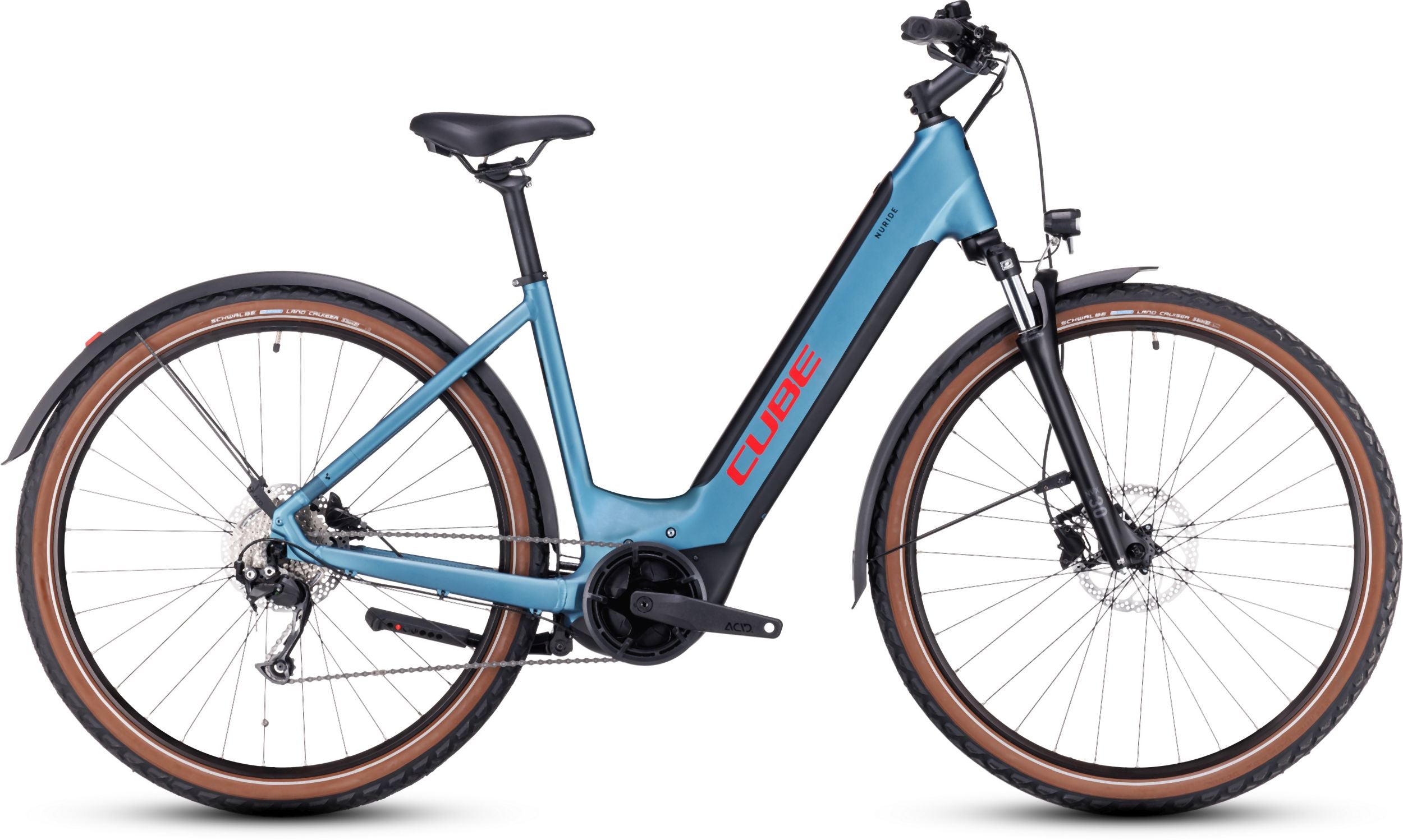 Cube Nuride Hybrid Performance 500 Allroad metalblue´n´red Easy Entry