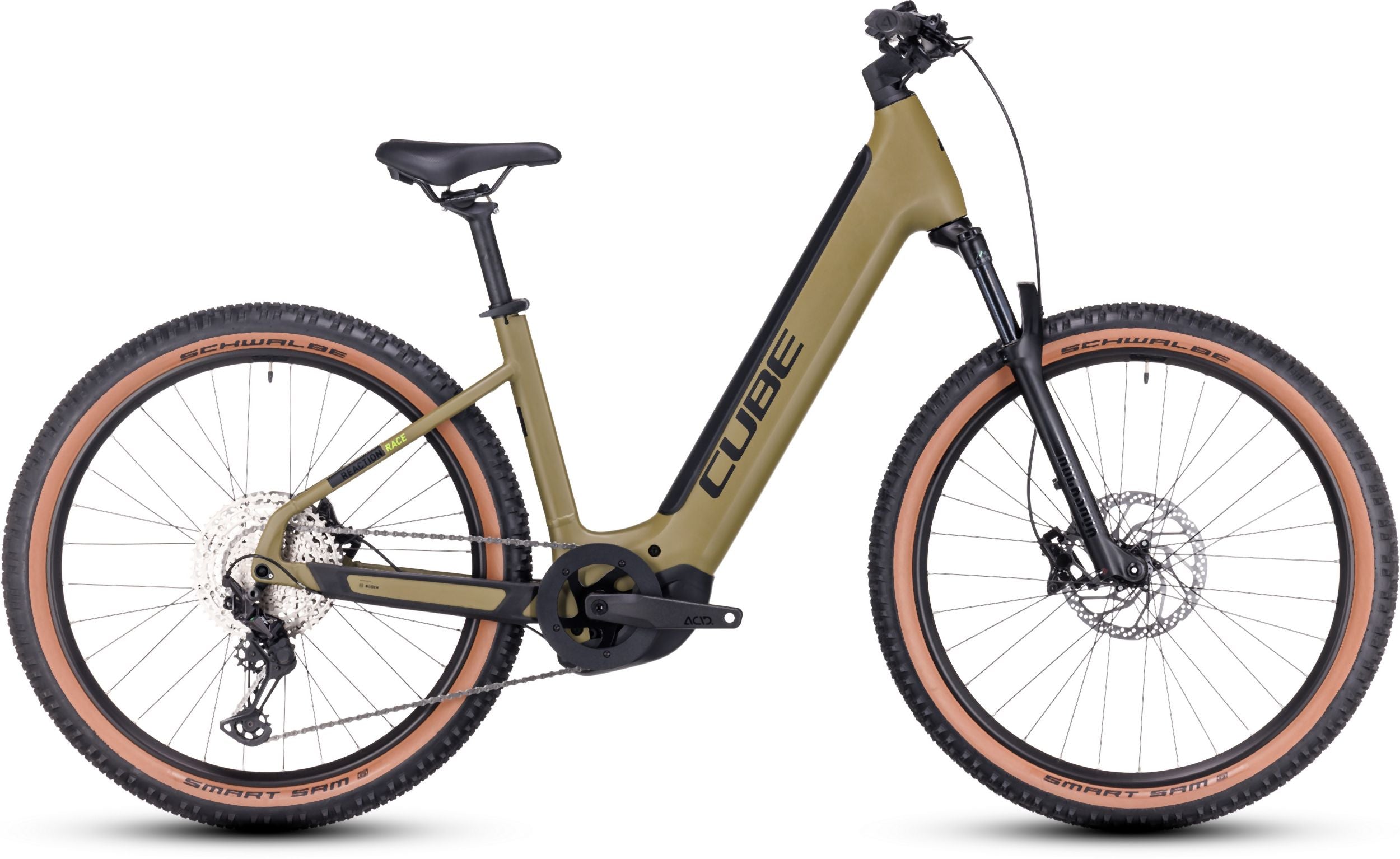 Cube Reaction Hybrid Race 750 olive´n´green Easy Entry