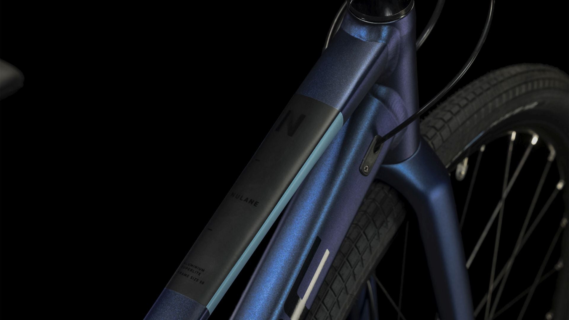 Cube Nulane velvetblue´n´black Trapez