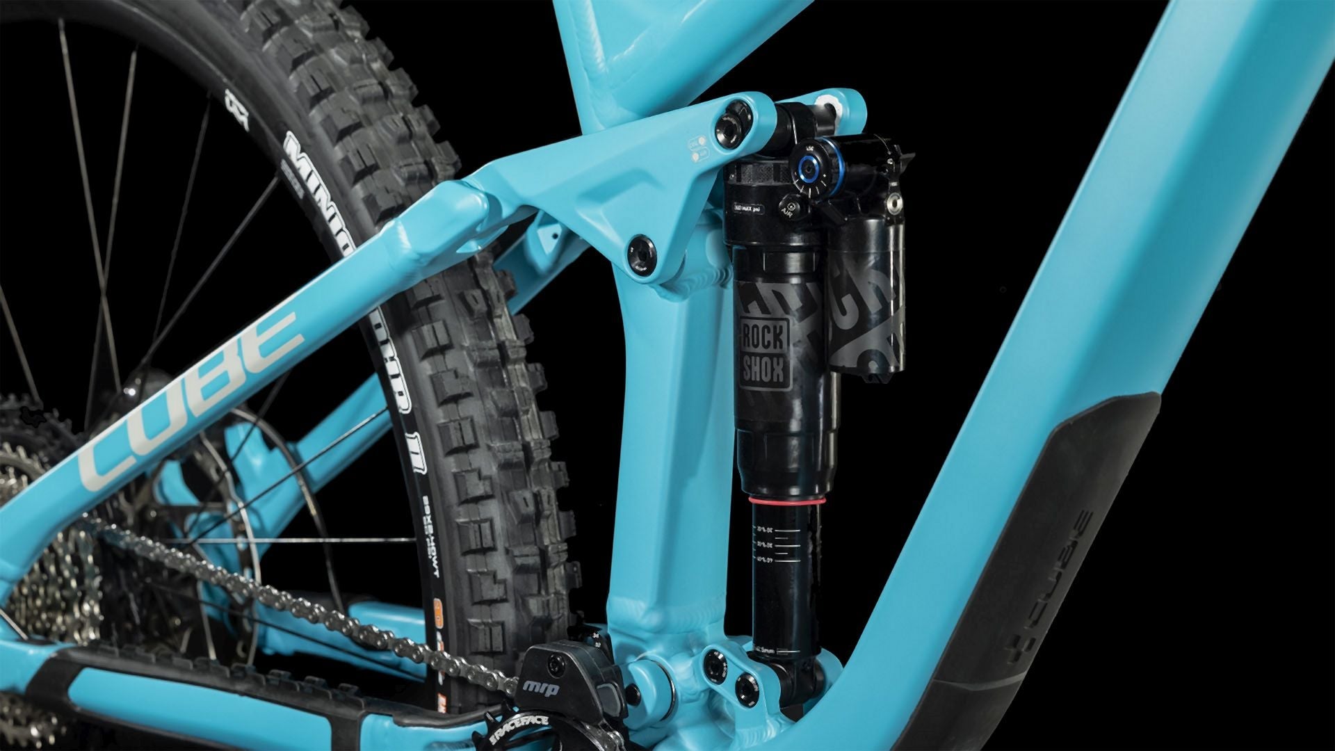 Cube Stereo ONE77 Race bondiblue´n´grey