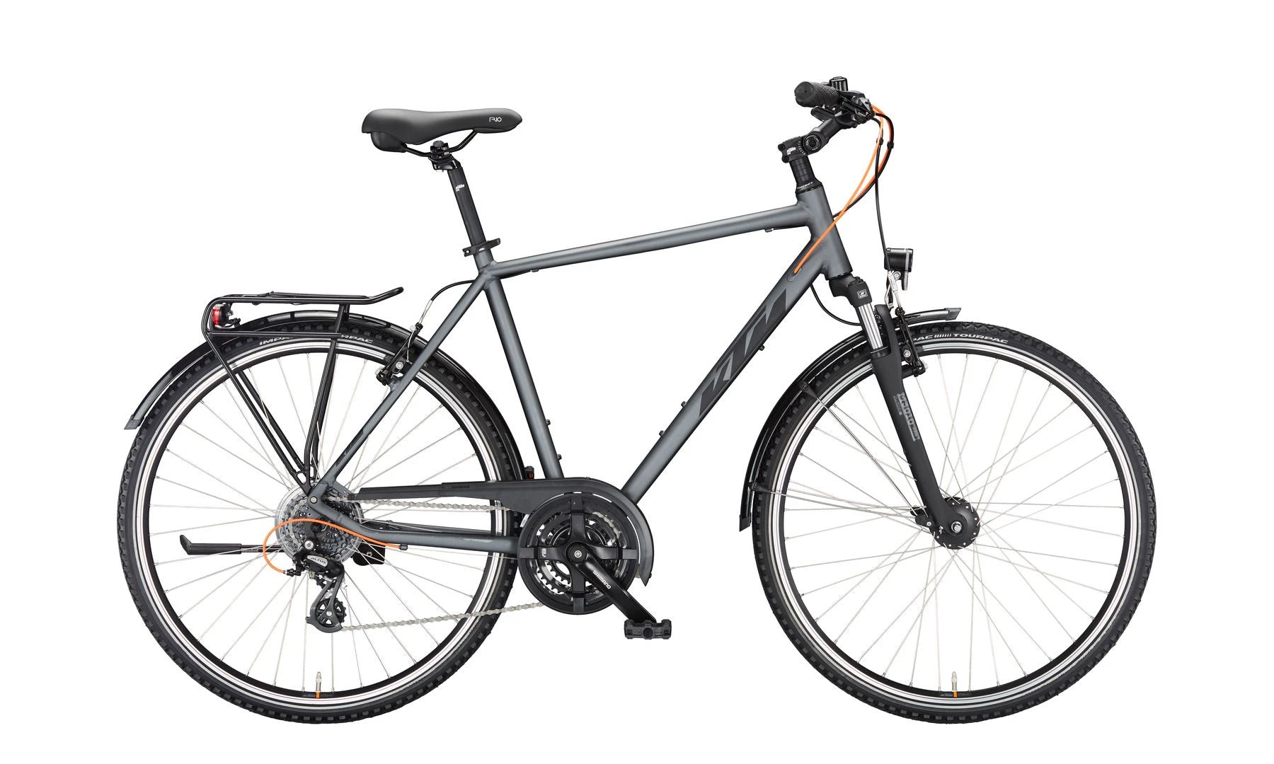KTM LIFE JOY Diamant Steelgrey Matt (Black&Orange) 2023