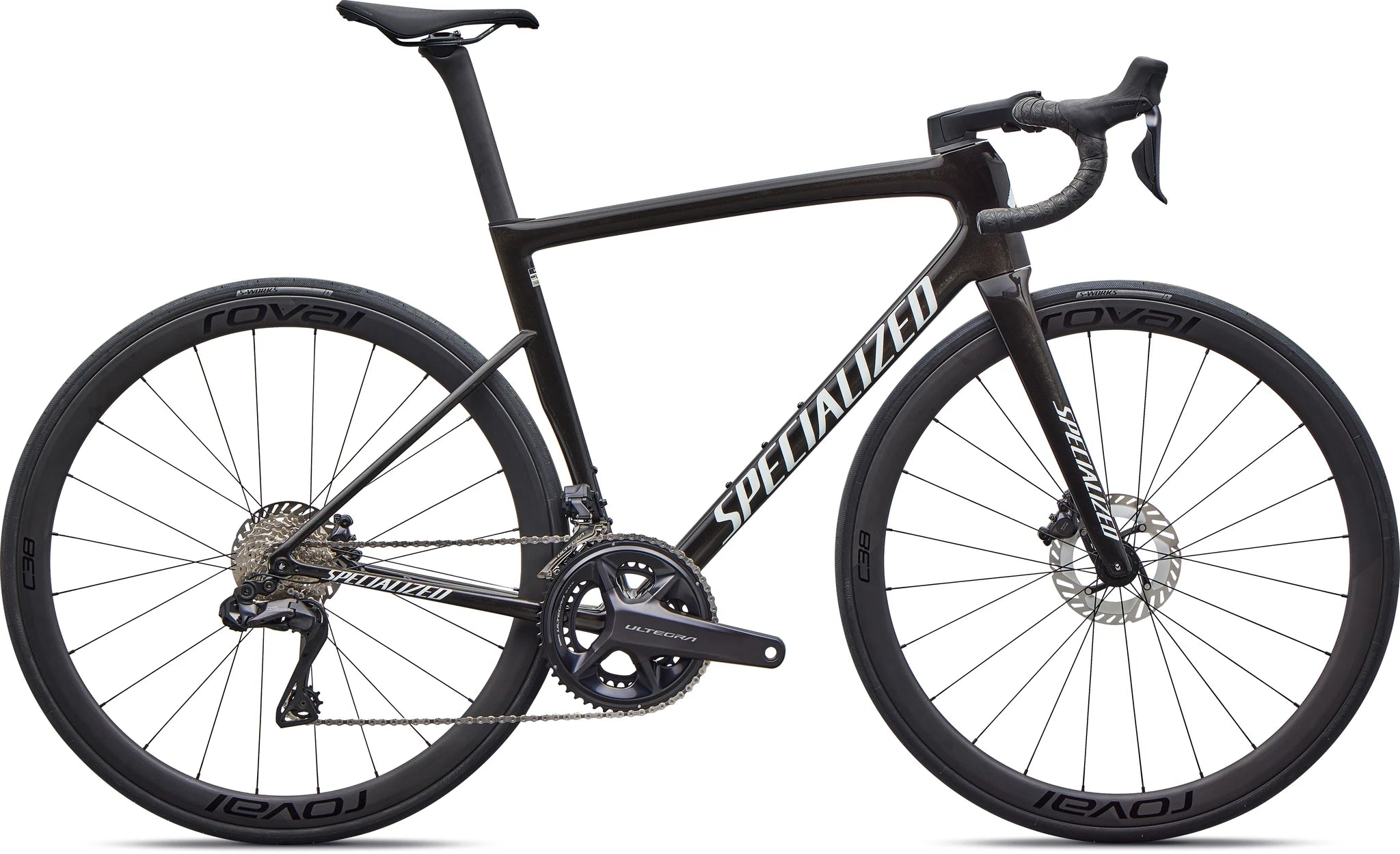 Specialized Tarmac SL8 Expert Di2 Gloss Obsidian Metallic / 25% Cqv Reflex Super Red Pearl Over White 2026