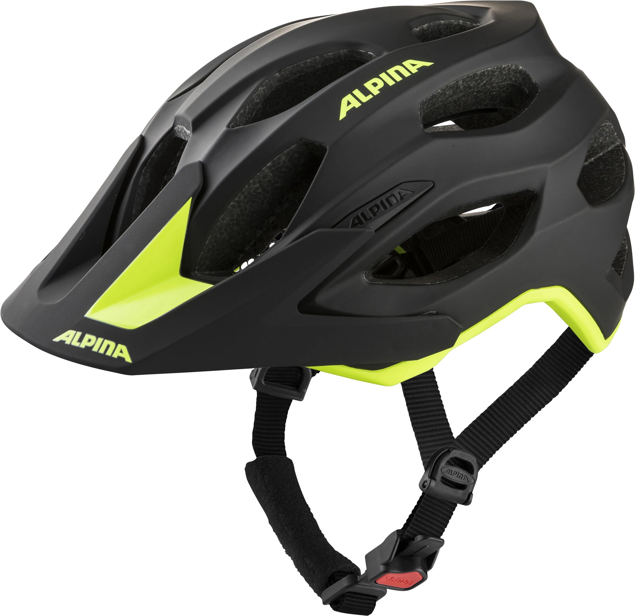 Alpina Carapax 2.0 - Liquid-Life #Wähle Deine Farbe_black-neon yellow matt