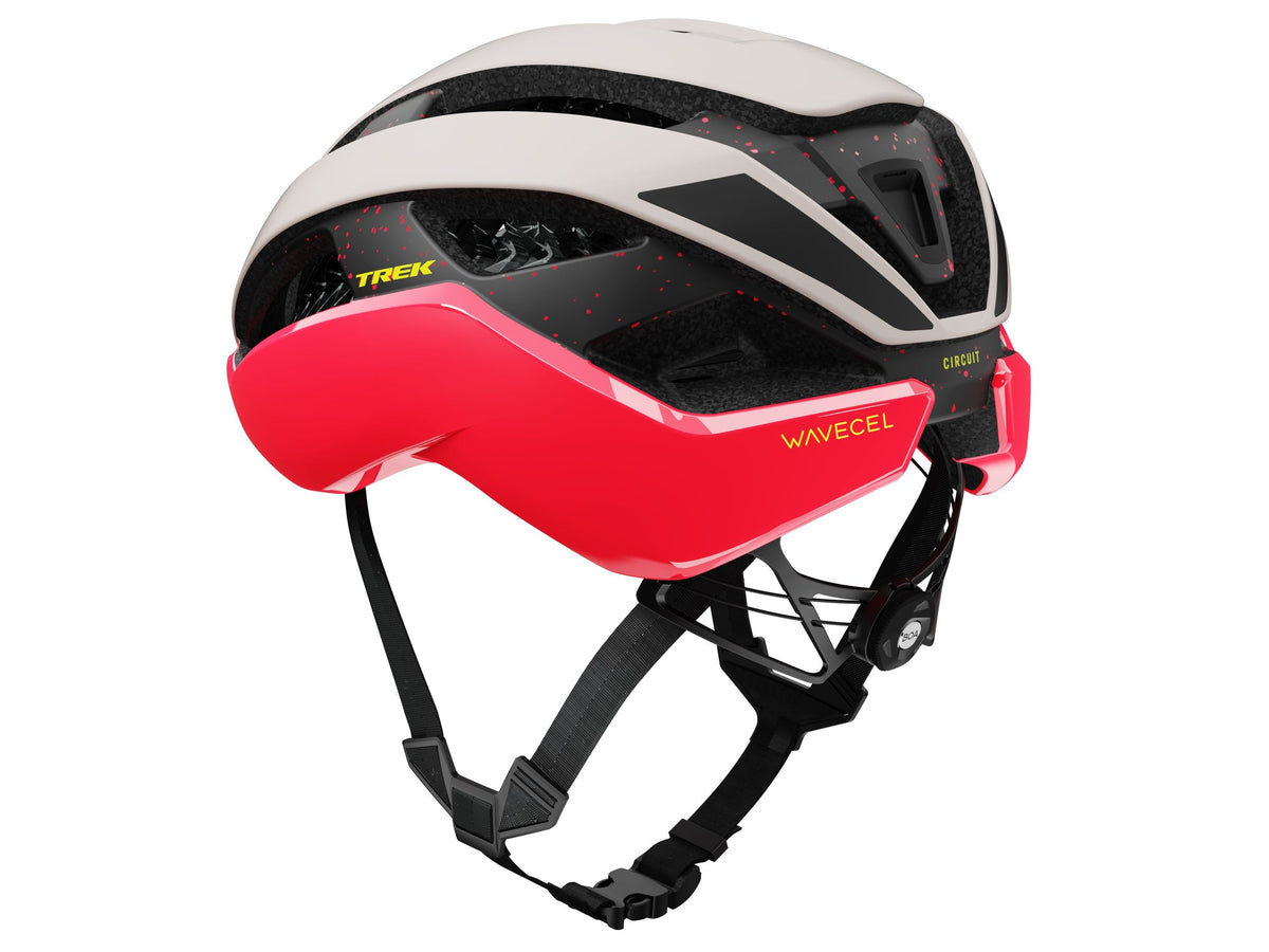 Trek Circuit Wavecel Helmet - Liquid-Life #Wähle Deine Farbe_Era White/Radioactive Coral