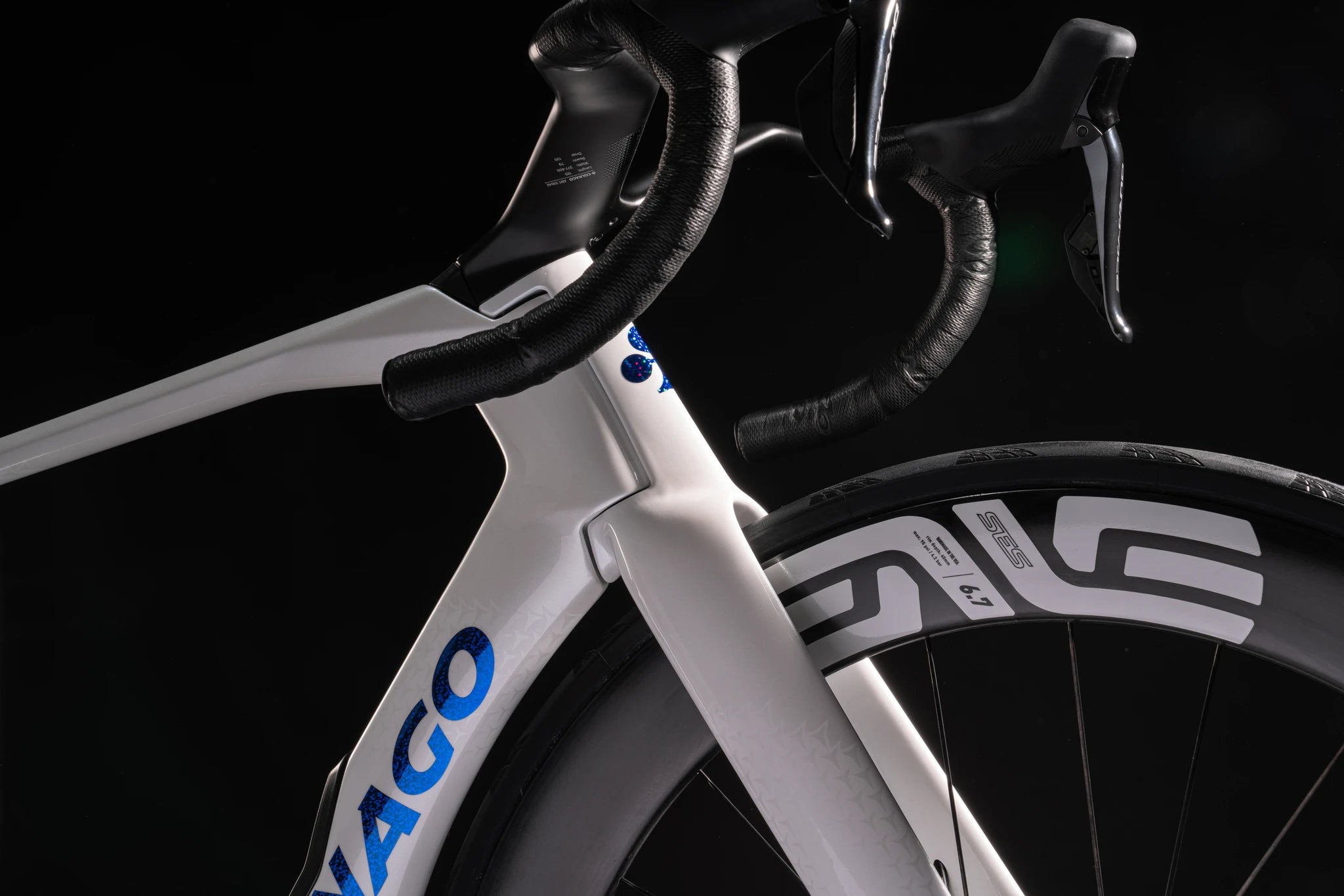 Colnago Y1RS Disc Force AXS E1 white/blue 2026 | Rennrad - Liquid-Life