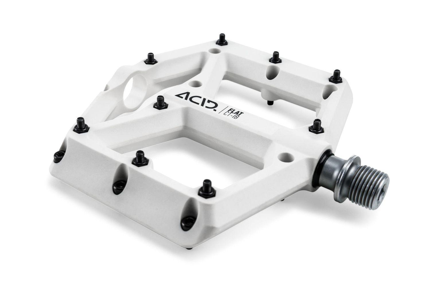 Acid Pedale FLAT C1-IB - Liquid-Life #Wähle Deine Farbe_White