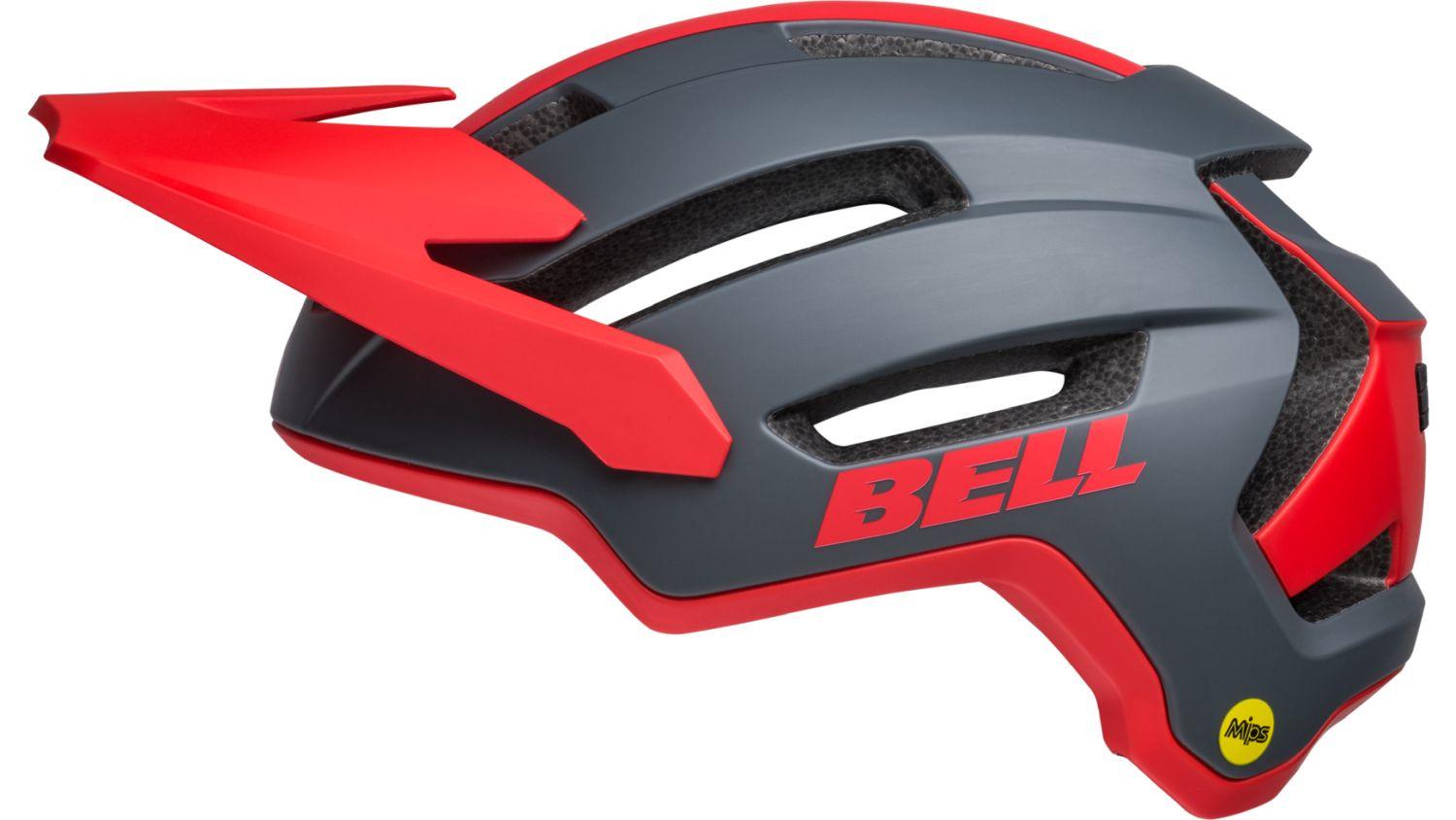 Bell 4FORTY Air MIPS - Liquid-Life #Wähle Deine Farbe_Matte Gray/Red