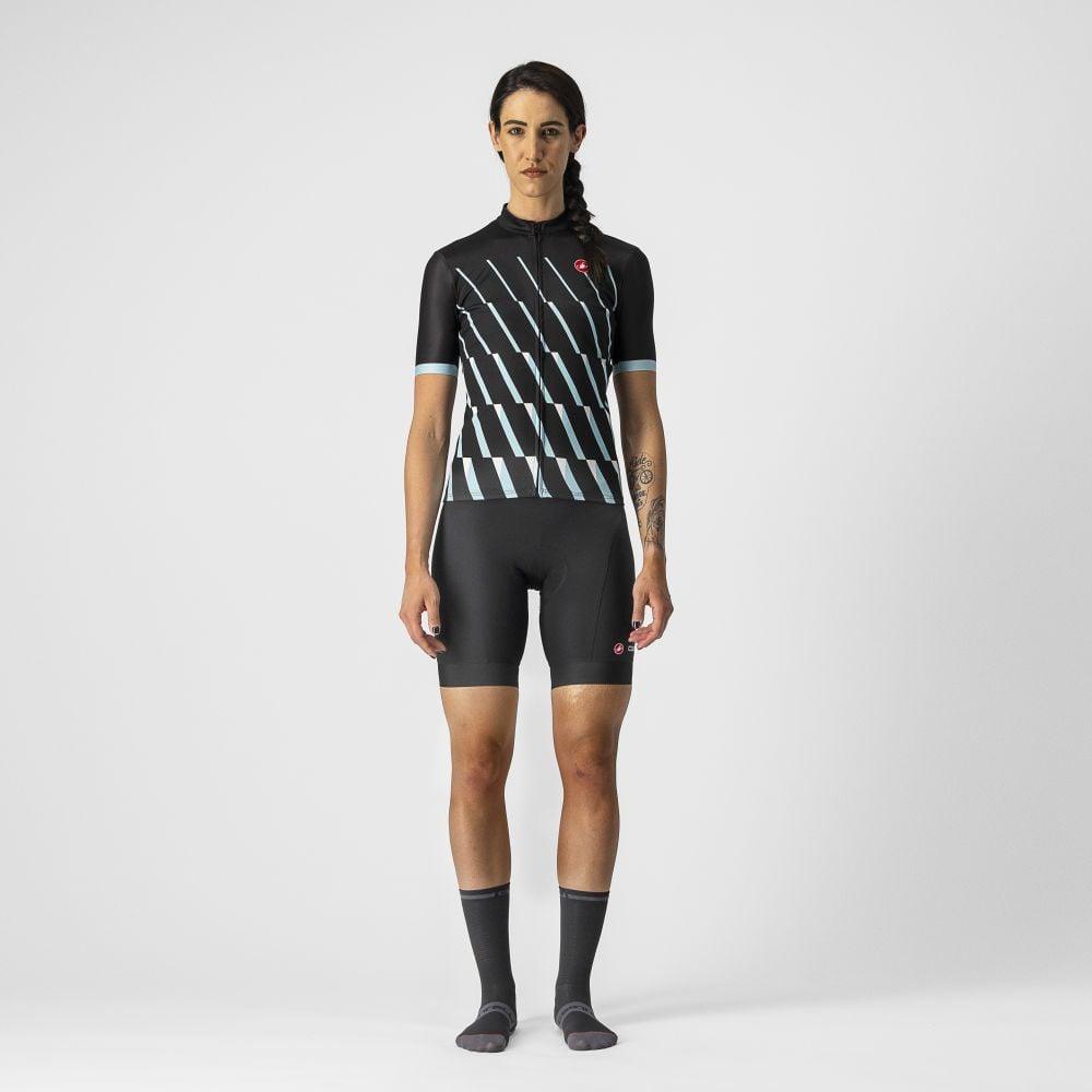 Castelli Pendio Damen Jersey - Liquid-Life #Wähle Deine Farbe_Light Black/Sky Light-White