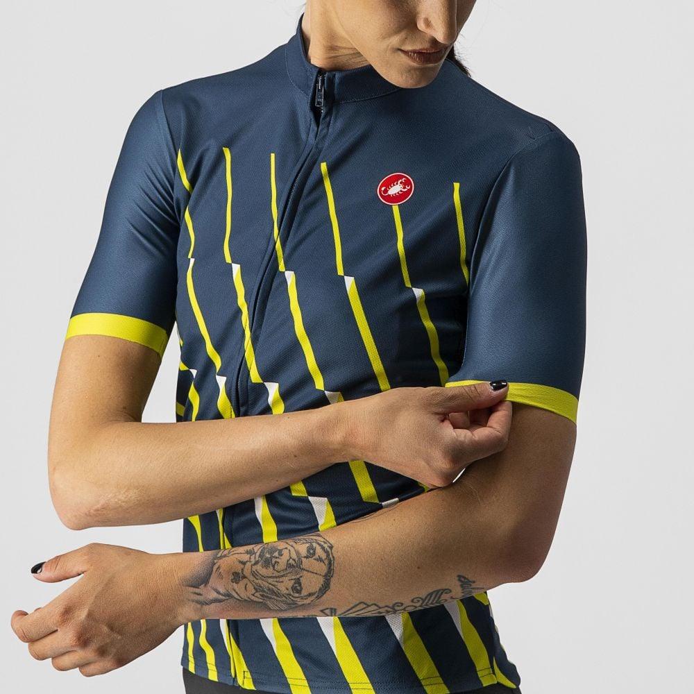Castelli Pendio Damen Jersey - Liquid-Life #Wähle Deine Farbe_Moonlite Ocean/Sulphur-White