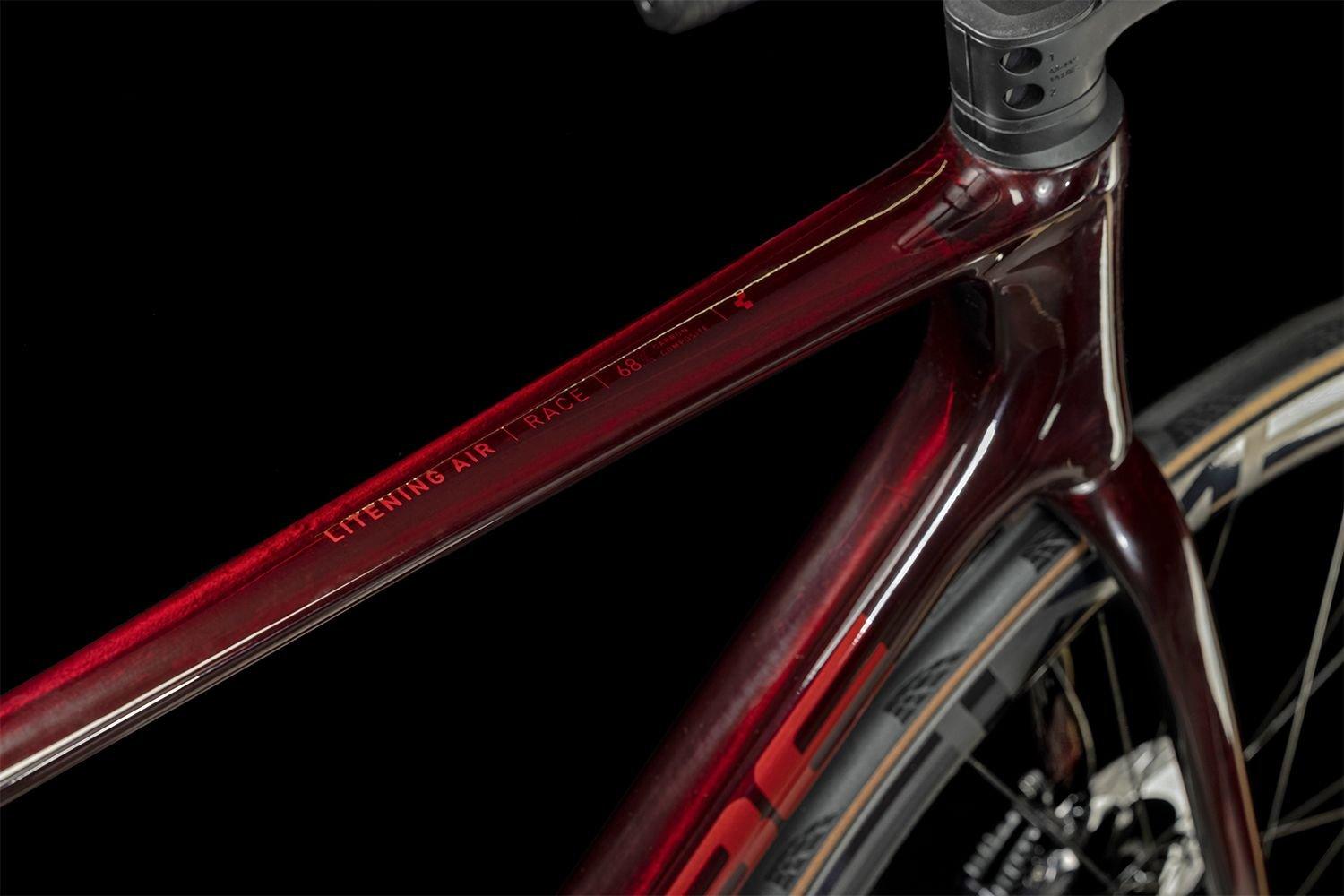 Cube Litening AIR C:68X Race liquidred´n´carbon 2023 - Liquid-Life