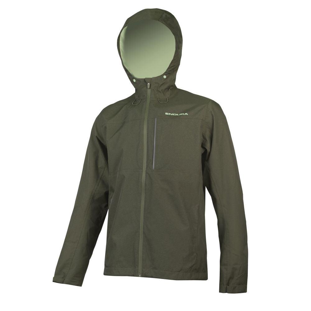 Endura Hummvee Wasserdichte Kapuzenjacke - Liquid-Life #Wähle Deine Farbe_Bottlegrün