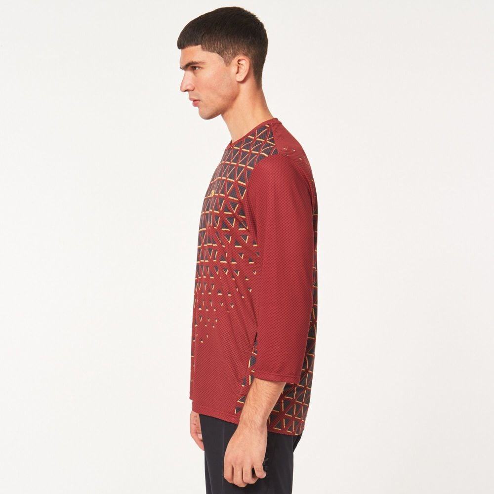 Oakley Flow 3/4 Jersey - Liquid-Life #Wähle Deine Farbe_Iron Red