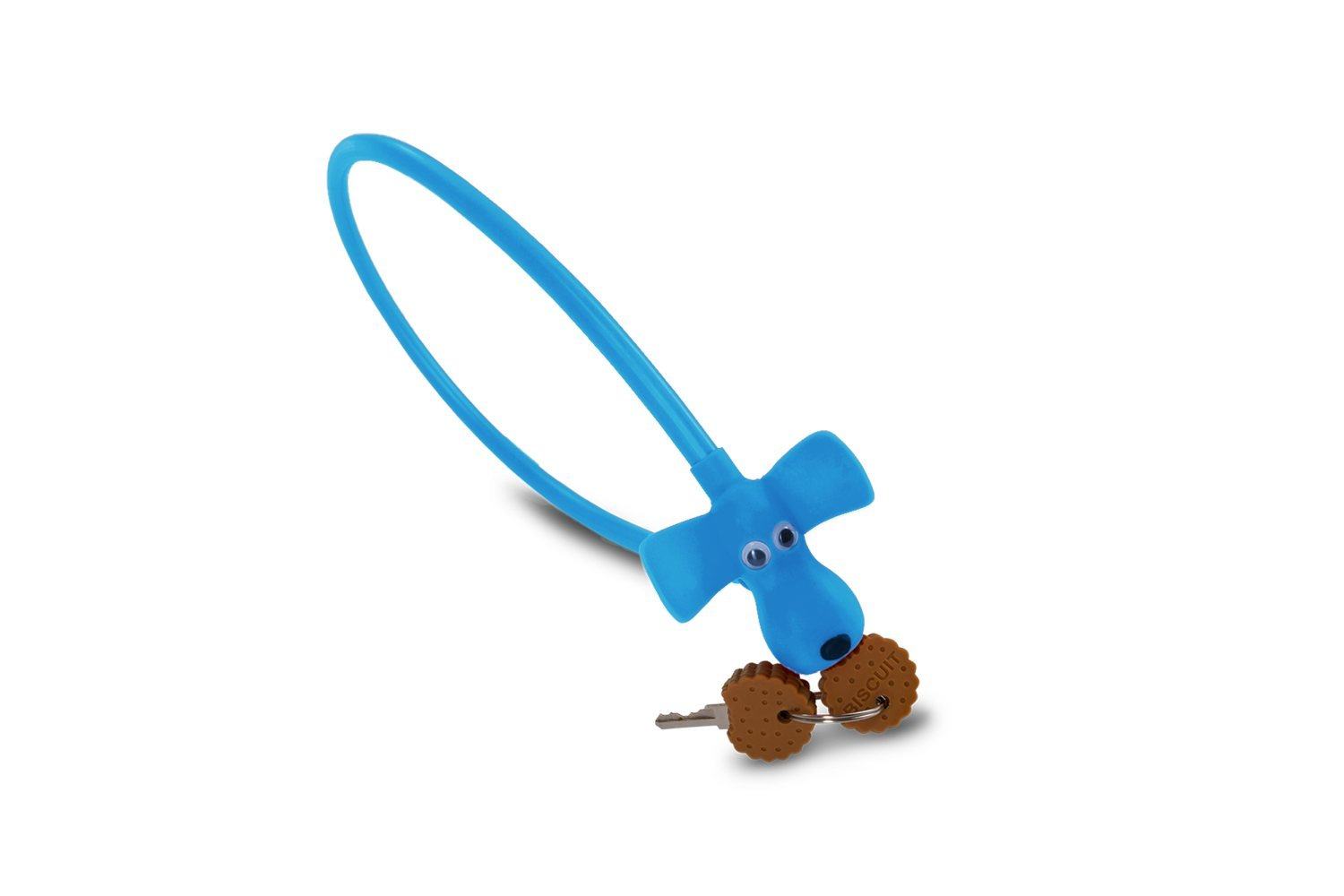 RFR Kabelschloss HPS "DOG" 10 x 450 mm - Liquid-Life #Wähle Deine Farbe_blue