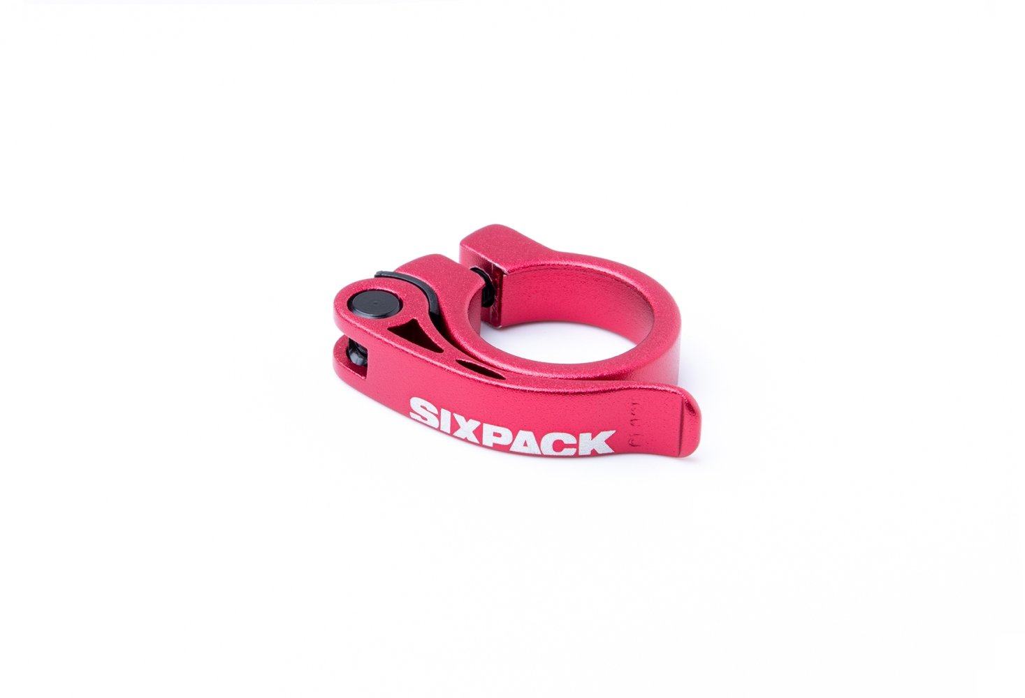 Sixpack Sattelklemme Menace Ø31.8 - Liquid-Life #Wähle Deine Farbe_Red