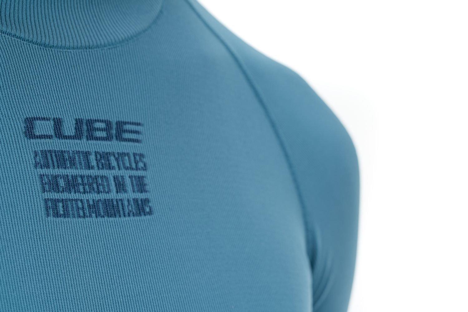 Cube Funktionsunterhemd Race Be Warm langarm - Liquid-Life #Wähle Deine Farbe_Blue