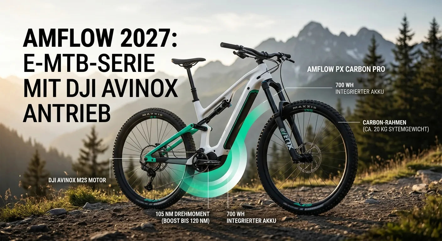 AMFLOW 2027: Die E-Bike-Revolution mit DJI Avinox Power
