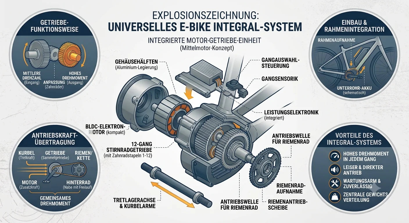 Getriebemotoren: Gobao X1P vs DJI Avinox MG vs Pinion MGU