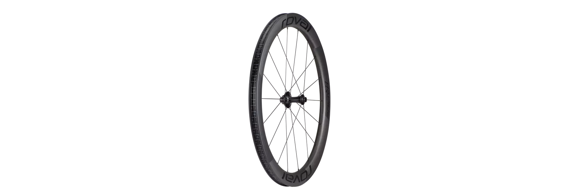 Roval Rapide Clx II Satin Carbon/Gloss Black 700C #Wähle Deine Farbe_Satin Carbon/Gloss Black Front