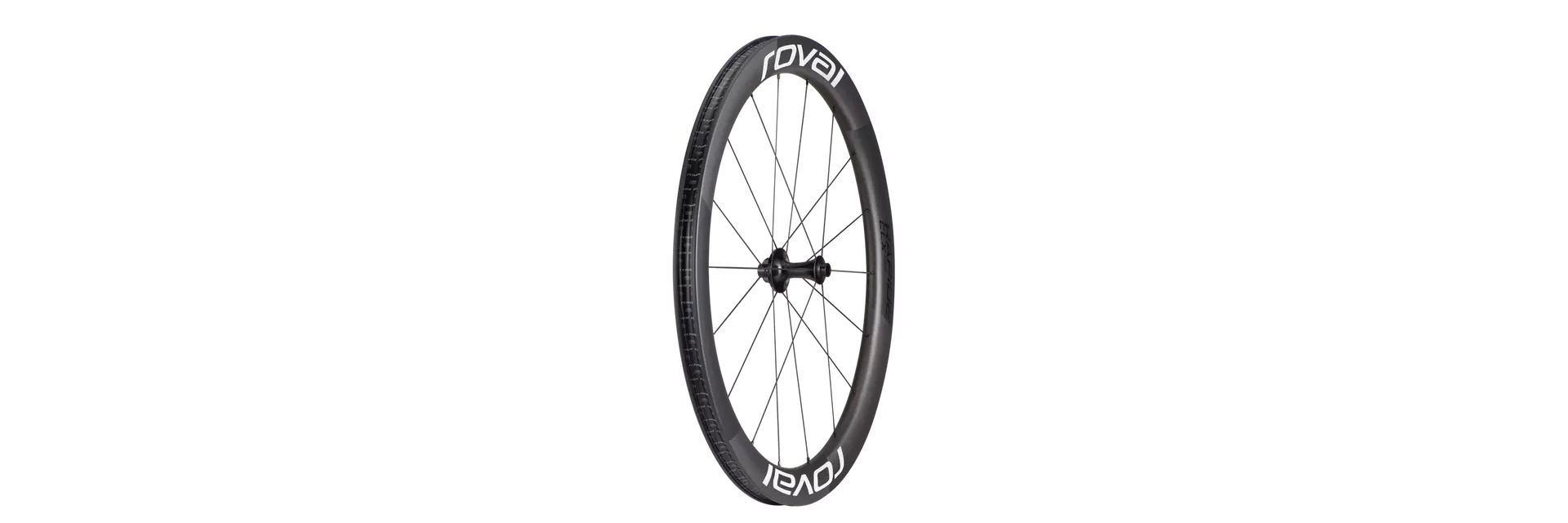 Roval Rapide Clx II Satin Carbon/Gloss Black 700C #Wähle Deine Farbe_Satin Carbon/Gloss Black Front