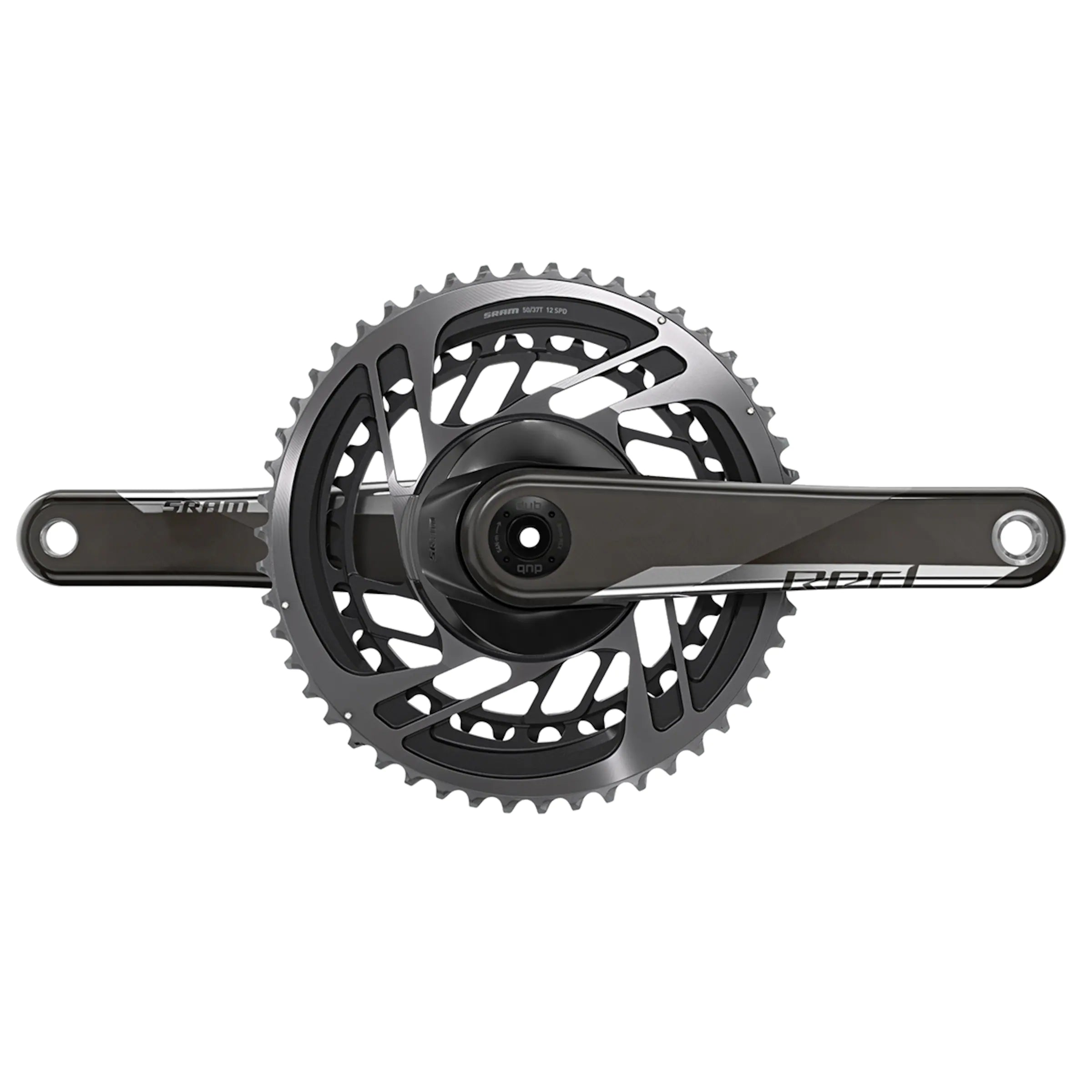 Sram Kurbelgarnitur RED AXS 2x12 172,5 mm / 48-35T / DUB - Liquid-Life #Wähle Deine Farbe_schwarz