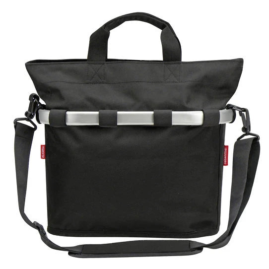 Klickfix Fahrradkorb oval - Liquid-Life #Wähle Deine Farbe_black/silver