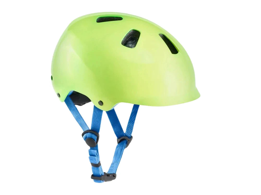 Bontrager Jet WaveCel Youth Bike Helmet Jugend #Wähle deine Fahre_Vis Green/Royal