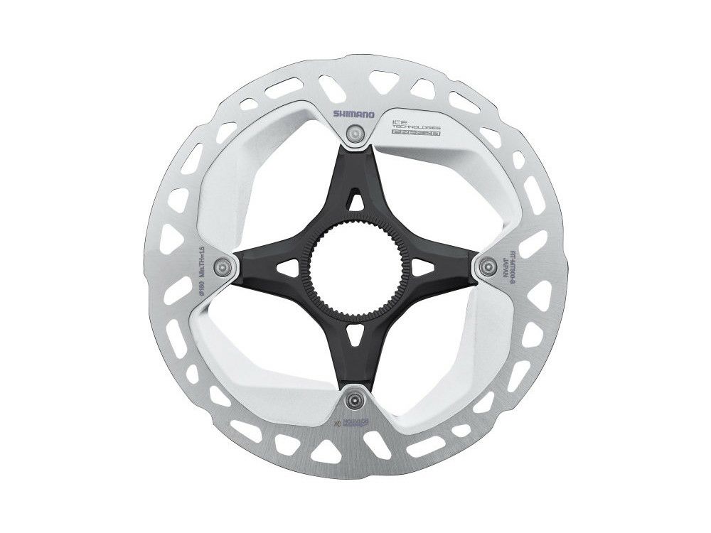 Shimano Bremsscheibe RT-MT800 Ice-Tech Center-Lock 160 mm - Liquid-Life #Wähle Deine Farbe_schwarz