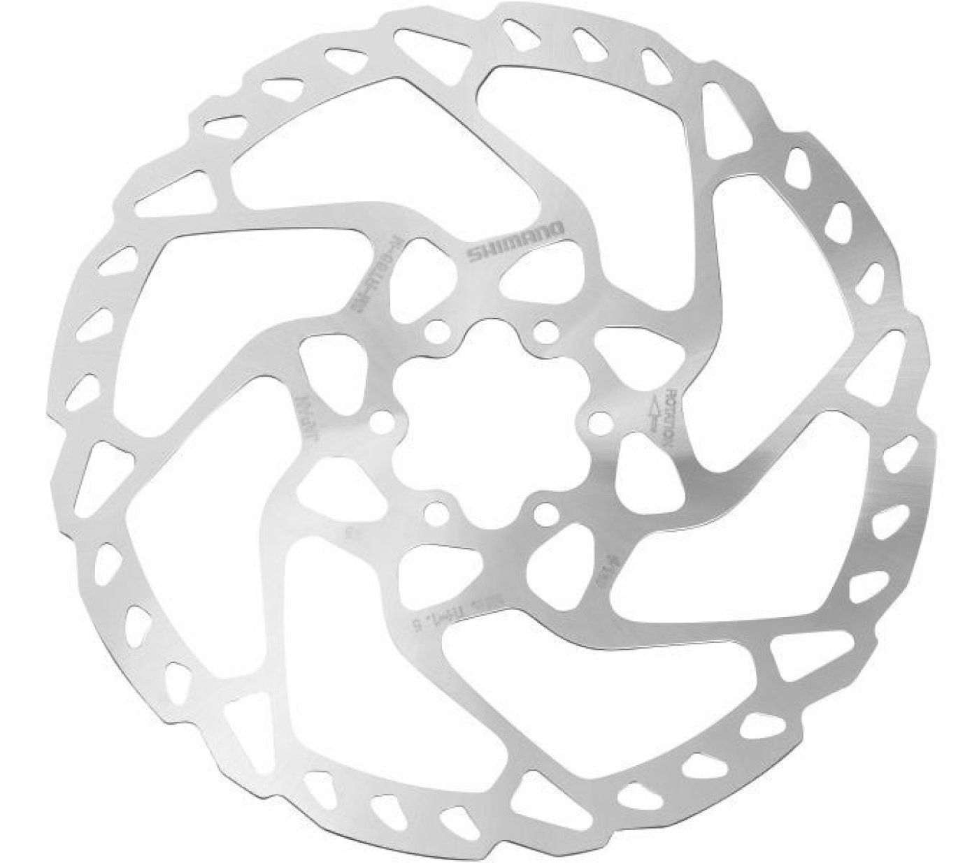 Shimano Bremsscheibe SM-RT66 180mm 6 LOch 10 STk - Liquid-Life #Wähle Deine Farbe_schwarz
