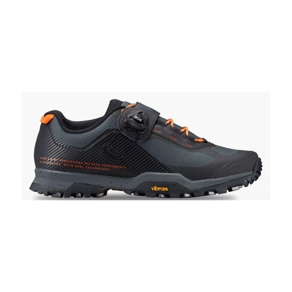 Specialized Rime 2.0 Hydroguard Mtb Shoe - Liquid-Life #Wähle Deine Farbe_Black/Cast Battleship/Blaze