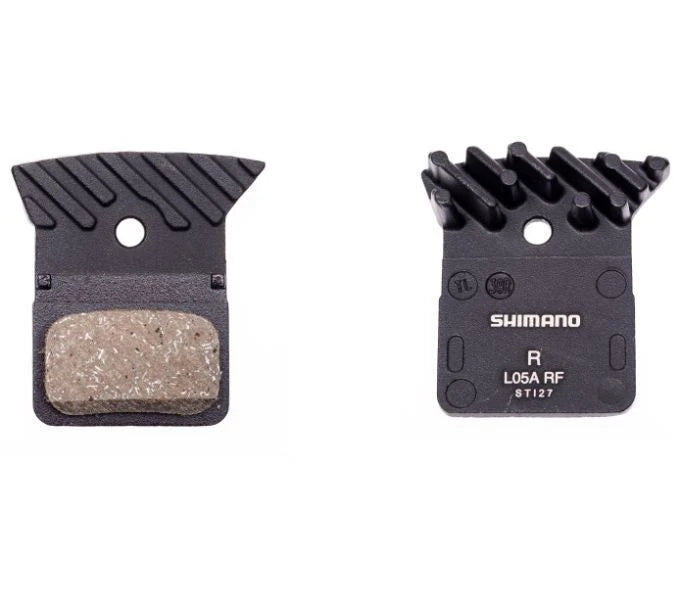 Shimano Scheibenbremsbelag L05A Resin Typ L Kühlrippen - Liquid-Life #Wähle Deine Farbe_Schwarz