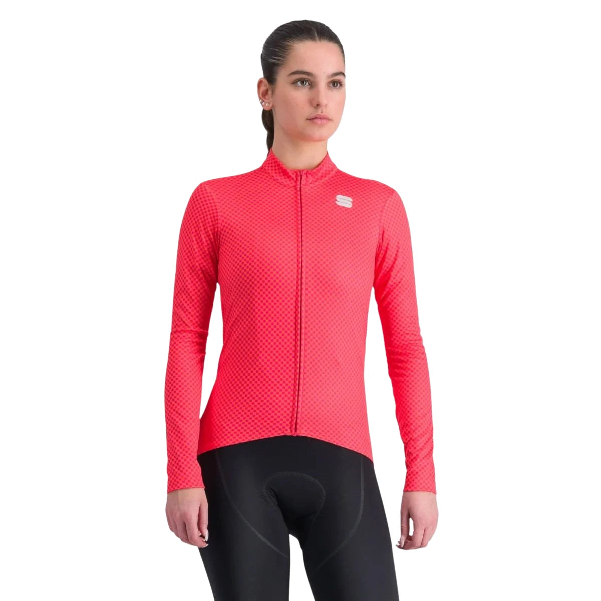 Sportful Checkmate W Thermal Jersey - Liquid-Life #Wähle Deine Farbe_Pompelmo Raspberry Cedar