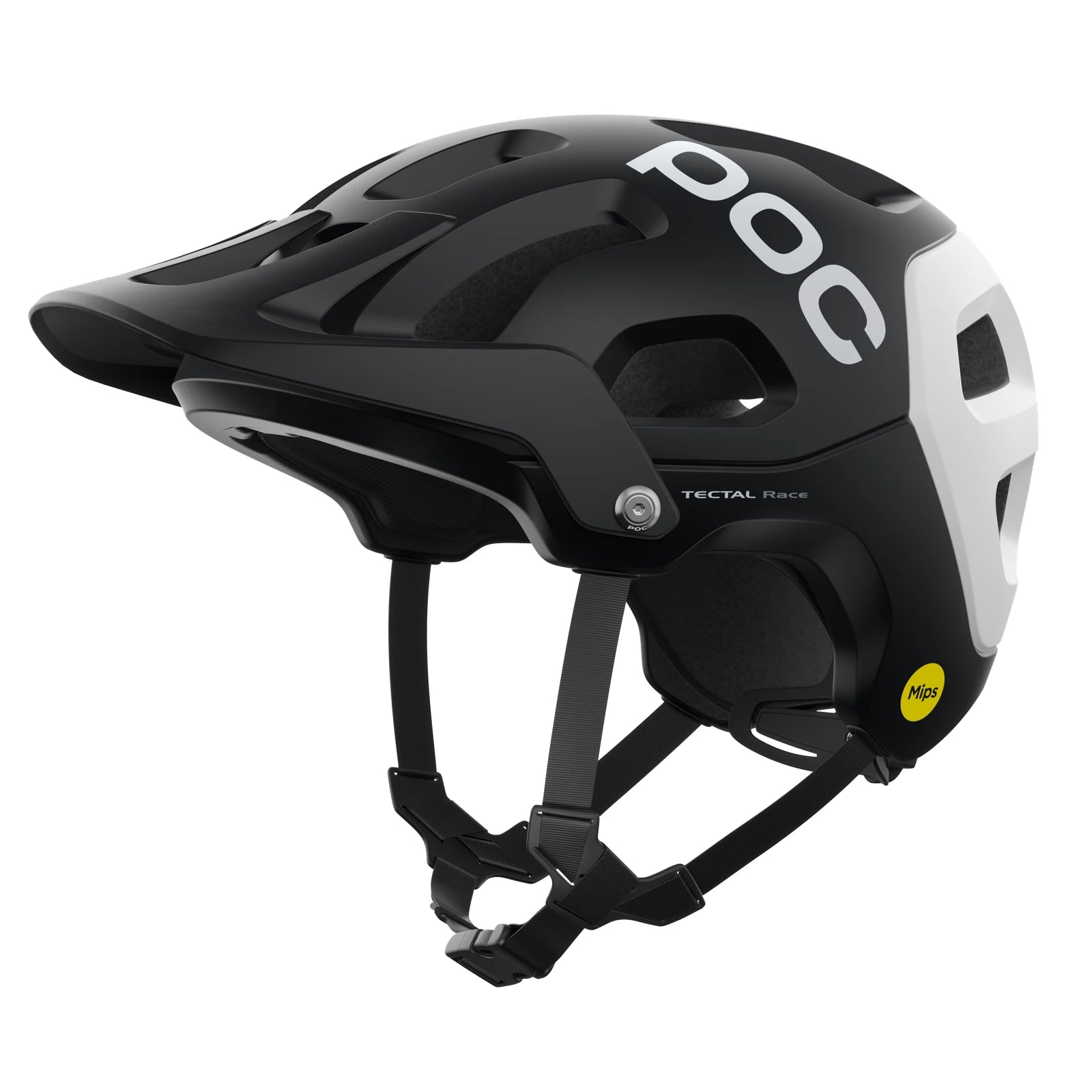 POC Tectal Race MIPS - Liquid-Life #Wähle Deine Farbe_Uranium Black/White Matt