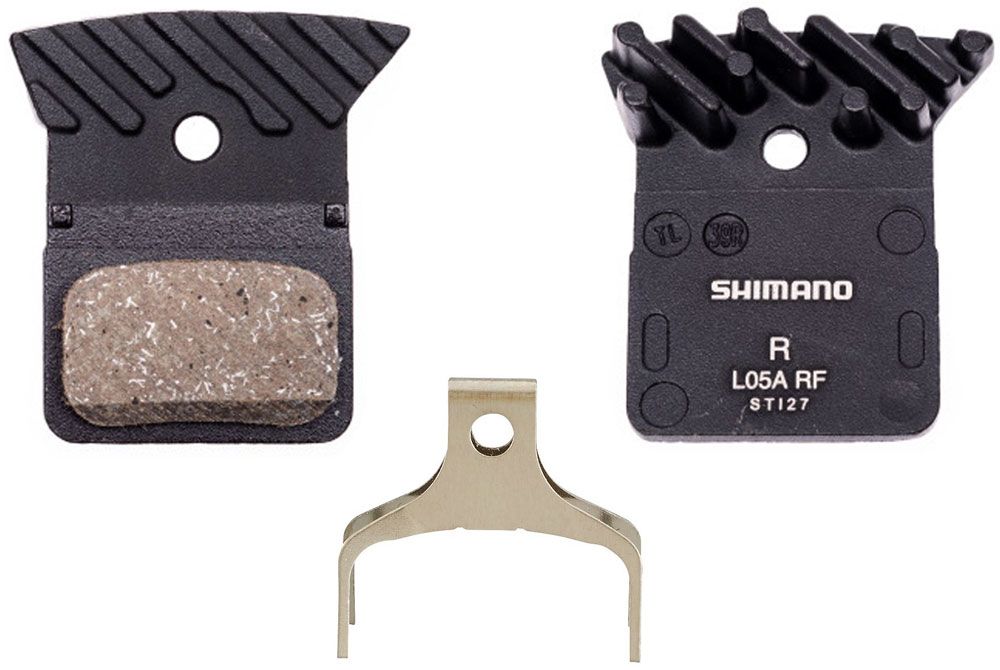 Shimano Scheibenbremsbelag L05A Resin mit Kühlrippen - Liquid-Life #Wähle Deine Farbe_black