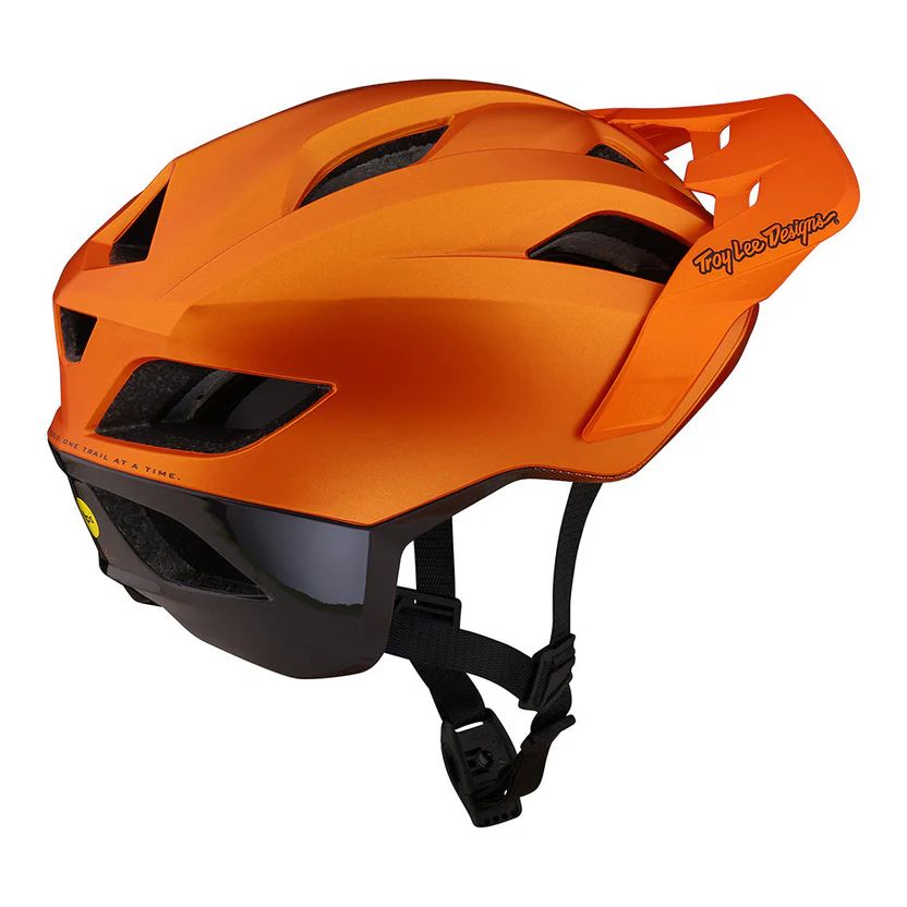 Troy Lee Designs Flowline SE Helmet W/Mips #Wähle Deine Farbe_Radian Orange / Dark Gray