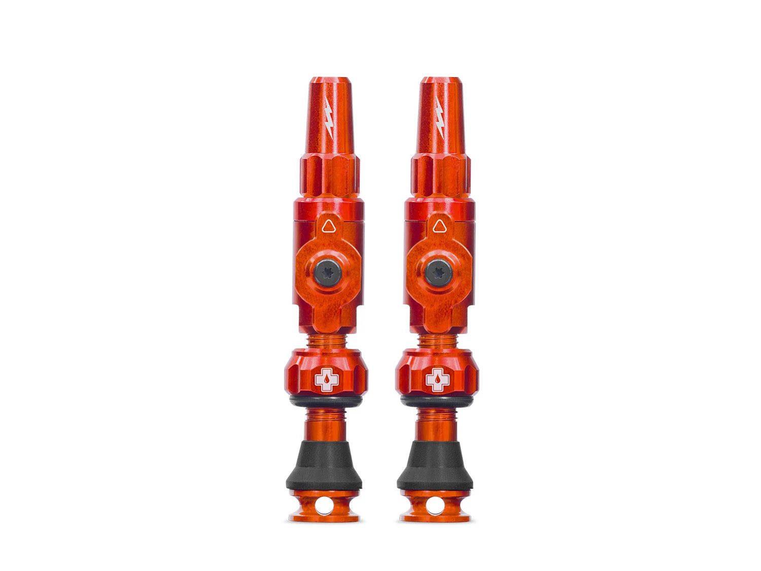 Muc Off Tubeless Valves Big Bore Lite - Liquid-Life #Wähle Deine Farbe_orange